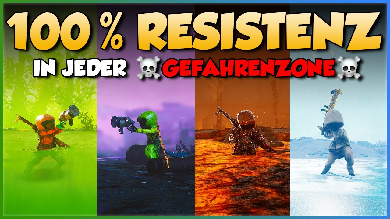 100% RESISTENZ in ALLEN Gefahrenzonen! Alle 5 SCHUTZANZÜGE in Biomutant