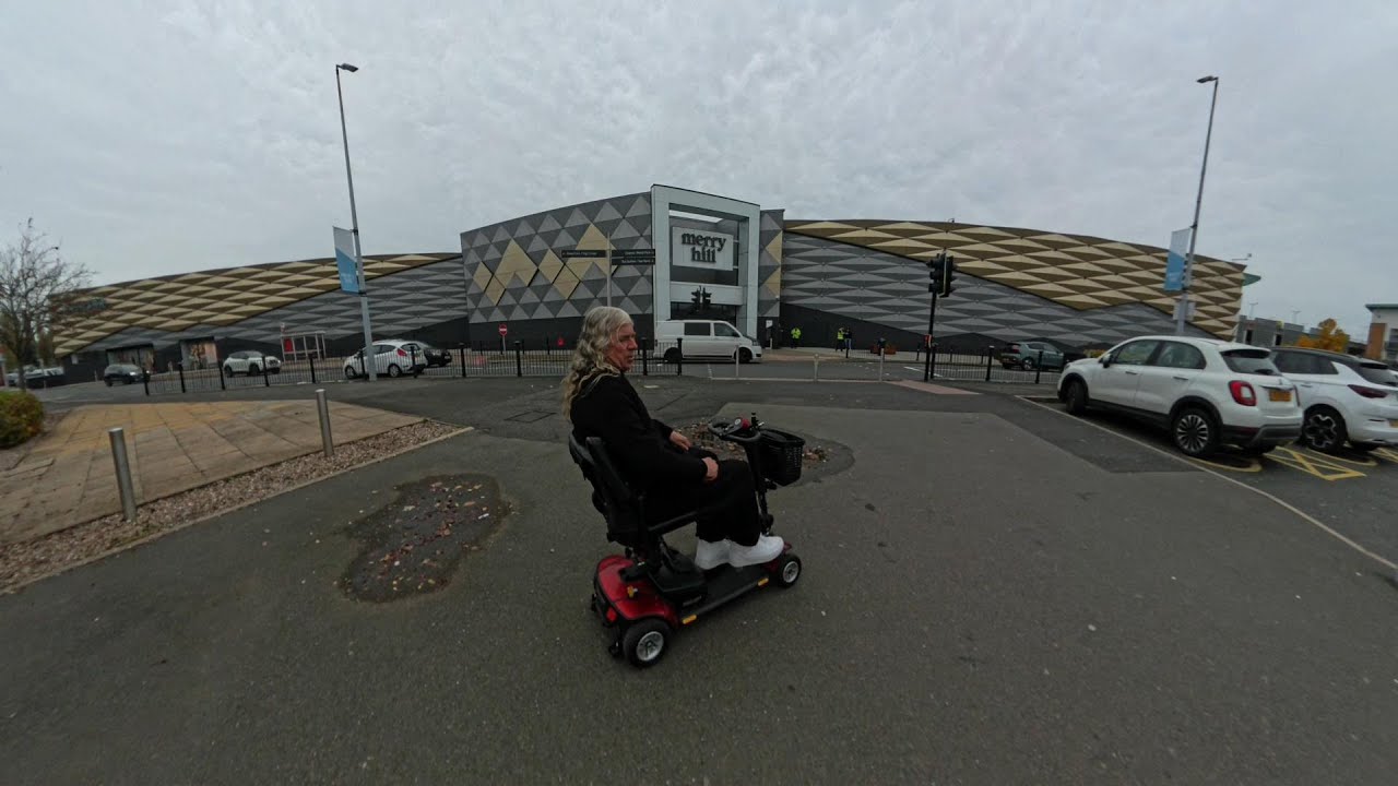 Mobility chair tour about Merry Hill shopping complex on the date 22/10/2024, Well Comfortable