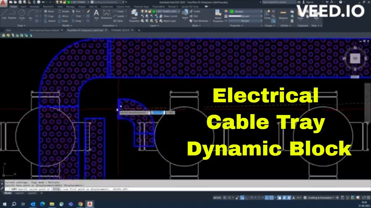 AutoCAD Electrical Cable Tray Dynamic Block