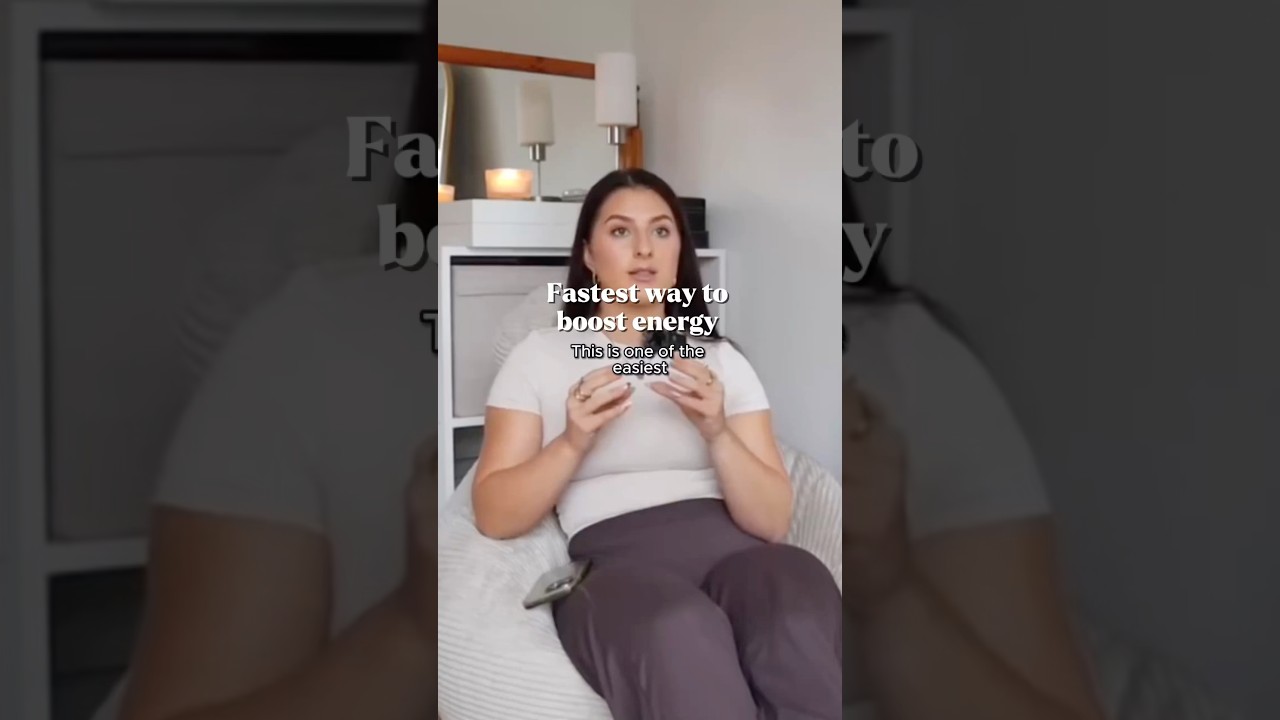 FASTEST way to boost energy levels 