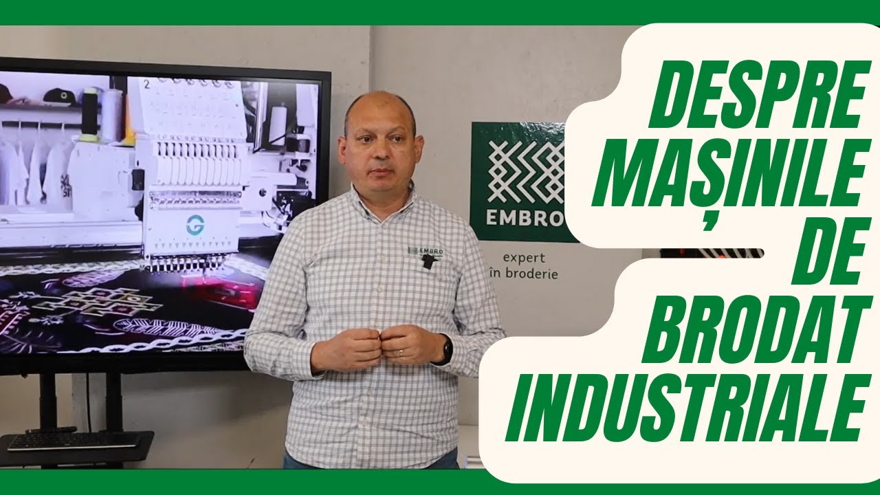 Mașini de brodat industriale: Ce trebuie să știi! - Ghid complet pentru micii meșteșugari