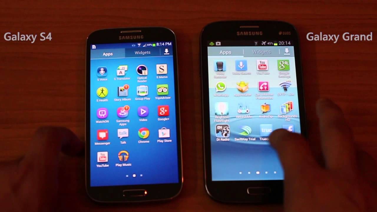 Galaxy S4 vs Galaxy Grand