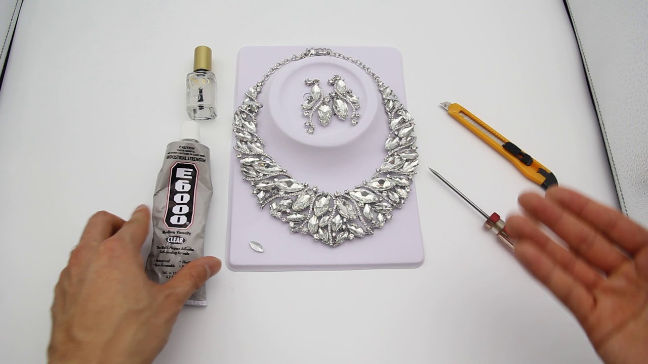 How to Fix Loose Rhinestones and Crystals that have Fallen Out