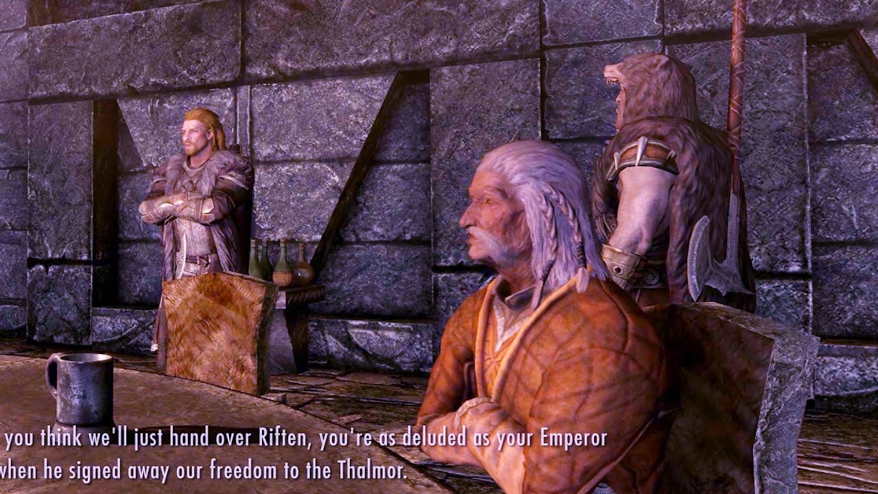 Truce Negotiations after Empire lost Markarth. Season Unending