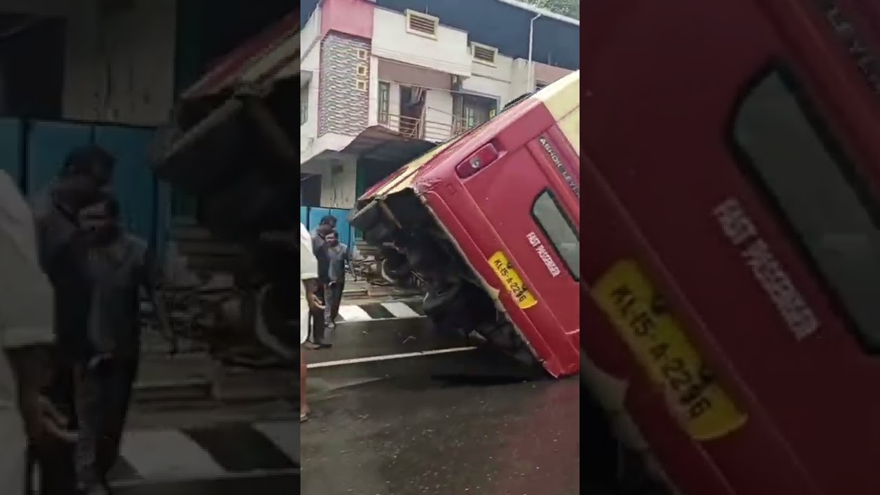 Bus Accident in Kerala / #shorts #travel #accident