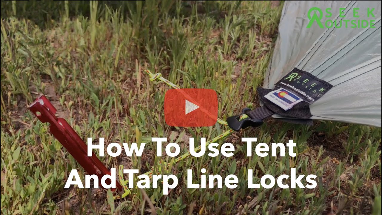 How To Use Tent And Tarp Line Locks