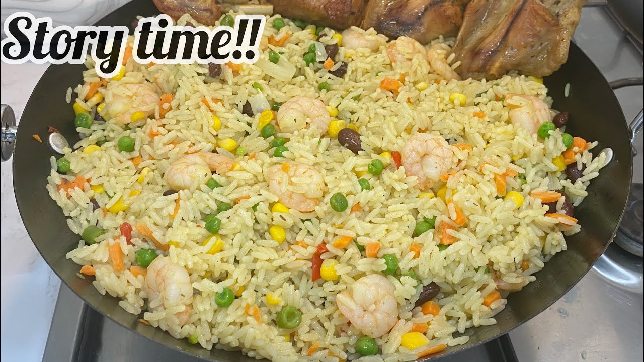 Simplest Coconut fried rice | A childhood experience I will never forget