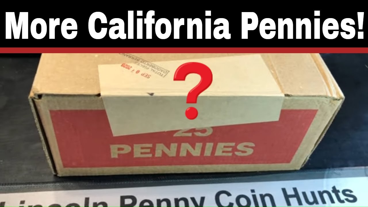 Penny Coin Hunting - 2 California Bank Boxes