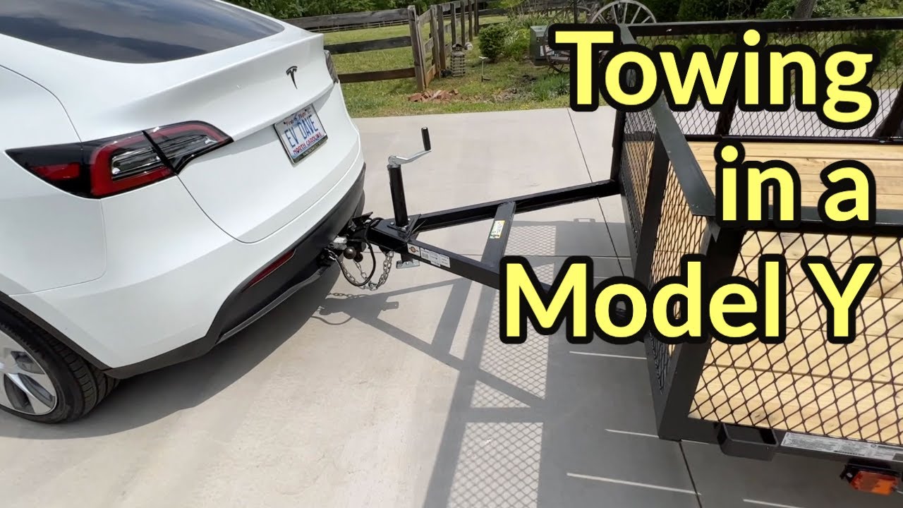 Буксировка на Tesla Model Y — это просто