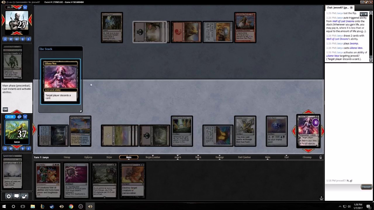 MTGO Commander Gameplay 74: Oloro vs Kolaghan
