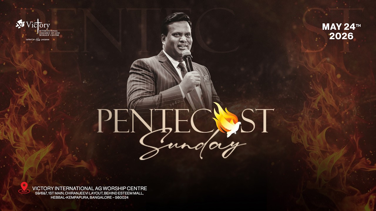 🔴 🅻🅸🆅🅴 24th May 2026 | PENTECOST Sunday Worship 2nd Service | Rev. Dr. Ravi Mani
