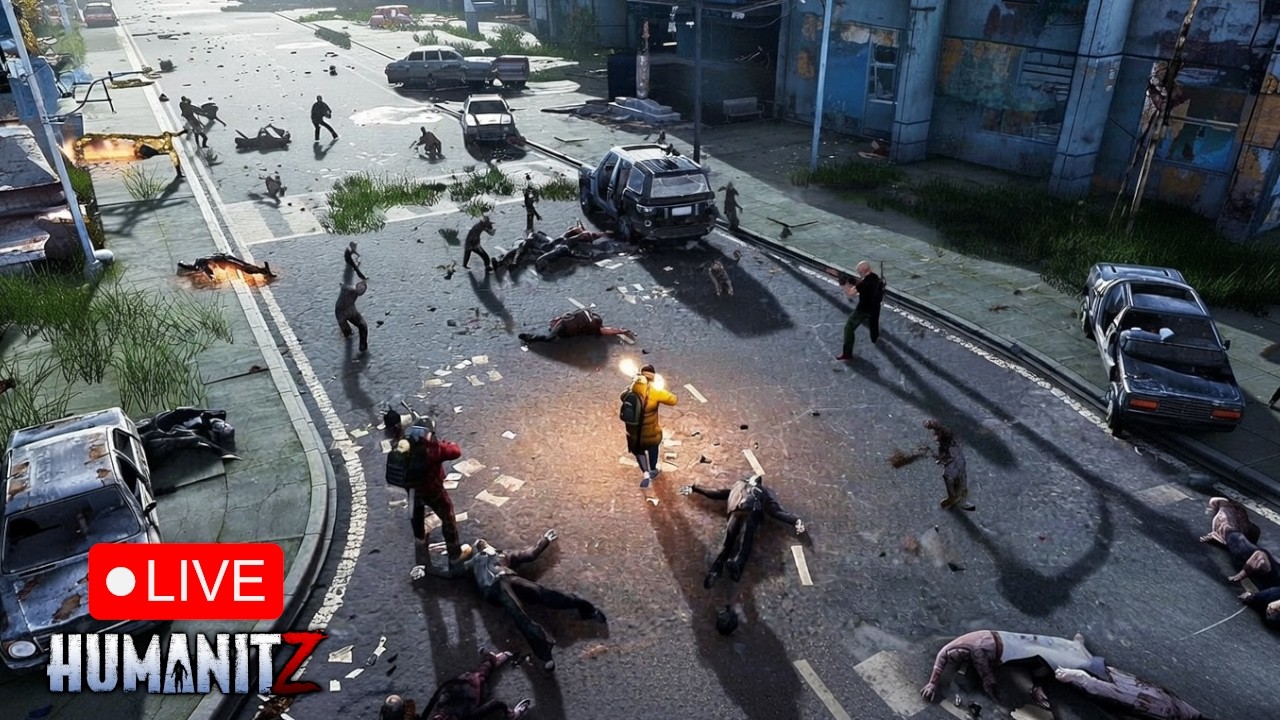 🔴LIVE | Day 2 of Surviving HumanitZ 1.0 Completely Blind
