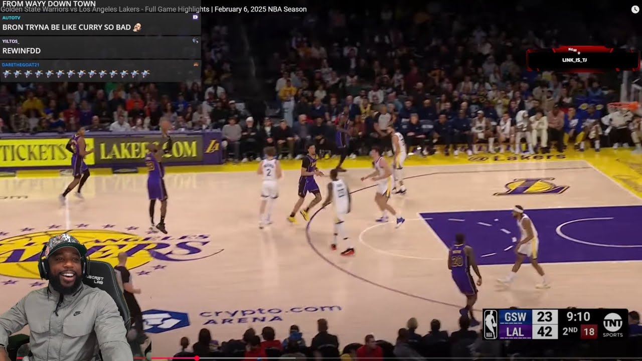 CashNasty Reacts To WARRIORS at LAKERS | FULL GAME HIGHLIGHTS | February 6, 2025