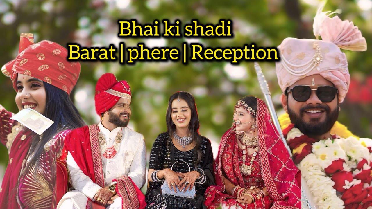 Bhai ki Shadi Barat, Phere, Reception | Payal Panchal Vlog