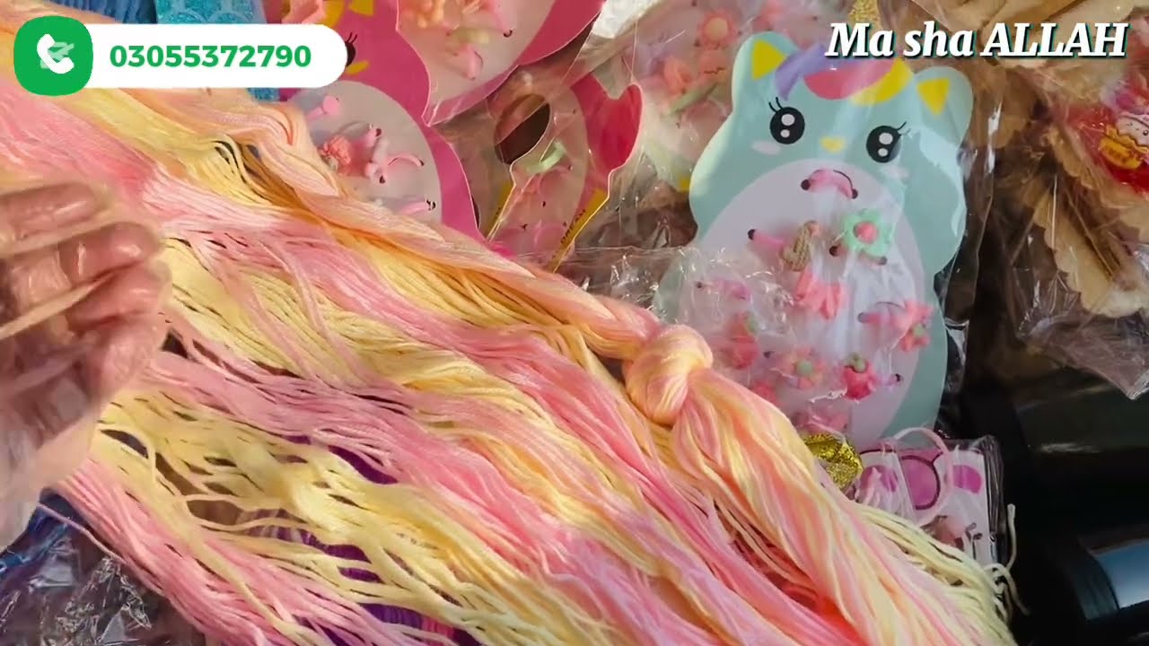 Branded Hair accessories avail || KGS || wholesale Rates || Wholesaler || SAA Traders 03055372790