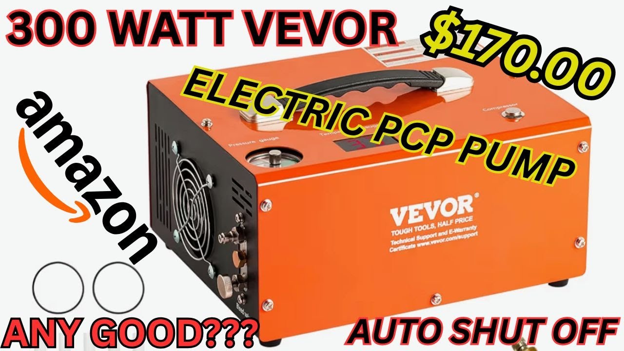 BUDGET VEVOR ELECTRIC PCP PUMP UNBOXING AND REVIEW