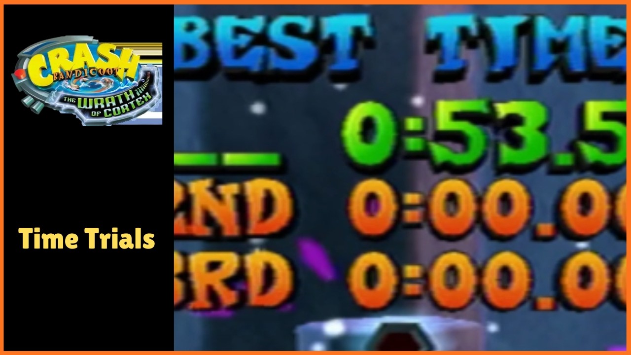 I Completed All The Crash Bandicoot Wrath of Cortex Time Trials