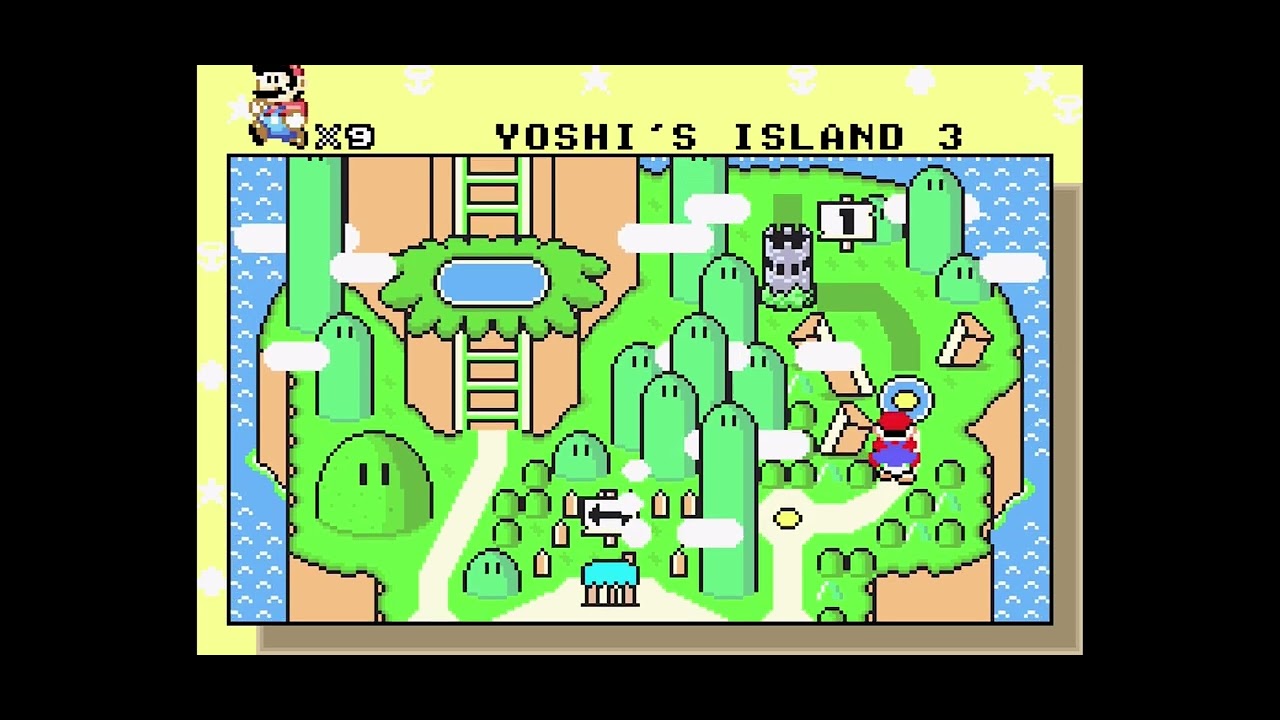 Super Mario World GBA World 1 (Horizontal)