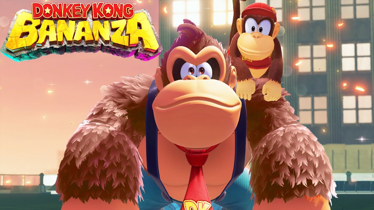 Donkey Kong Bananza - 2 Player Co-Op Full Game Walkthrough (4K)