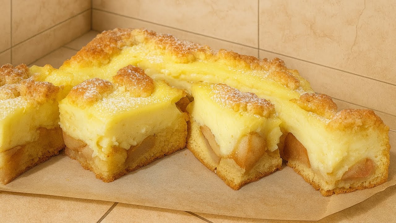 Szarlotka z Budyniem i Jabłkami – prosty i sprawdzony przepis!