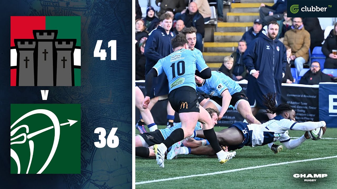 HIGHLIGHTS: Coventry Rugby vs Nottingham Rugby | 41-36 | 20.12.25 | Champ Rugby Round 11