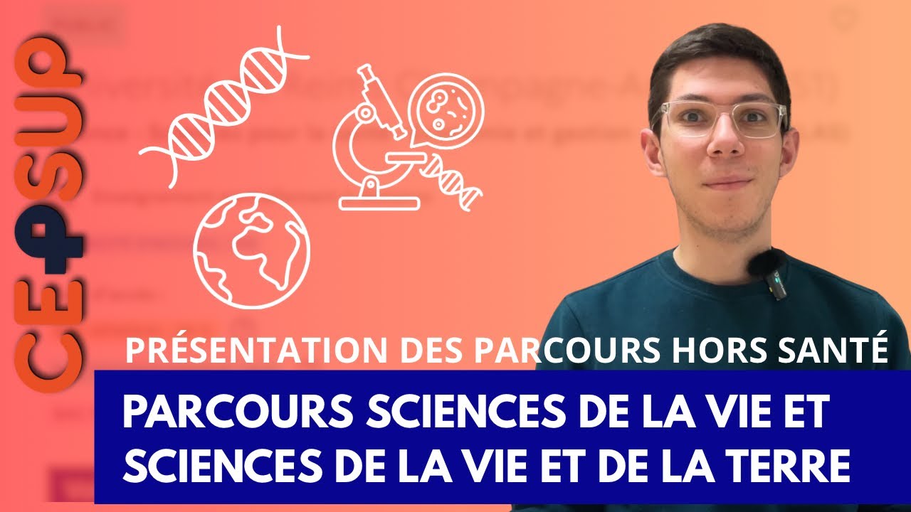 LES PARCOURS SV/SVT 🌱🌍| Présentations des Parcours Hors Santé - CEPSUP 
