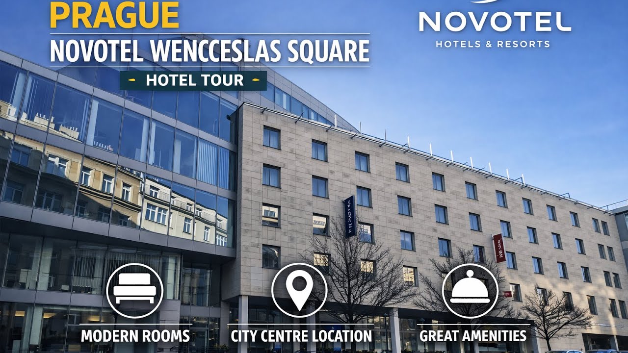 [4K] Hotel Tour | 🇨🇿 PRAGUE, Novotel Praha Wenceslas Square