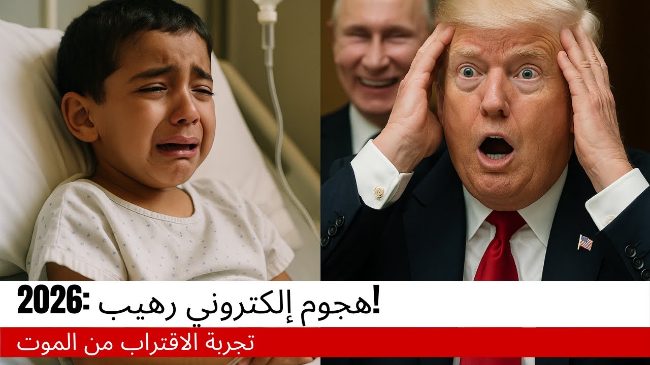تجربة الاقتراب من الموت: طفل في السابعة يرى المستقبل — هجوم إلكتروني وانقطاع شامل في عام 2026