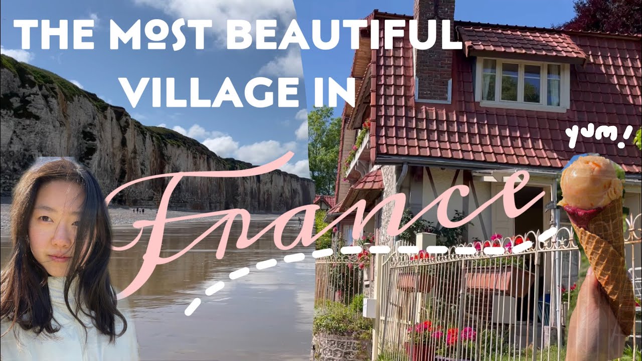 VLOG The Most Beautiful Village in France / Climbing roses, Cliffs by the sea, Nectarine Ice cream