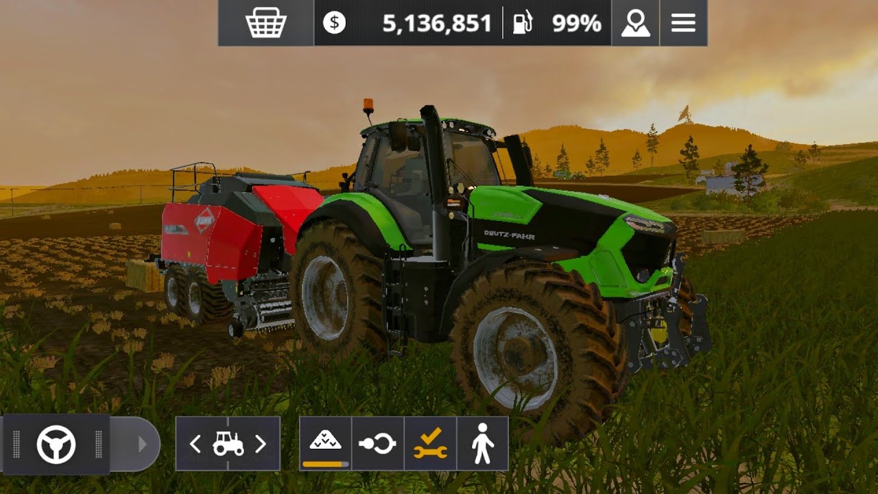 Farming Simulator 20 Make Straw Bales ! Fs 20 Gameplay | #fs20