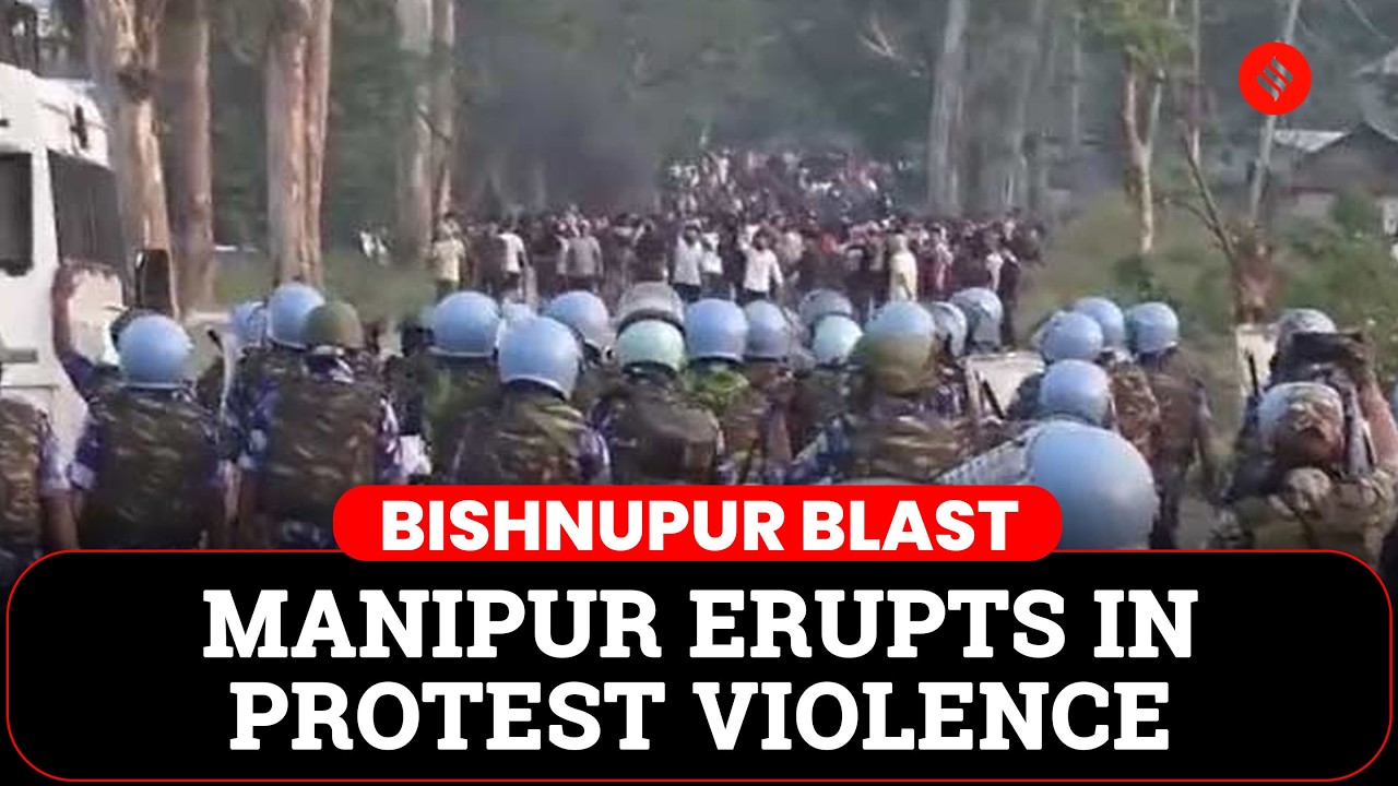 Manipur Erupts After Bishnupur Blast, Protests Turn Violent