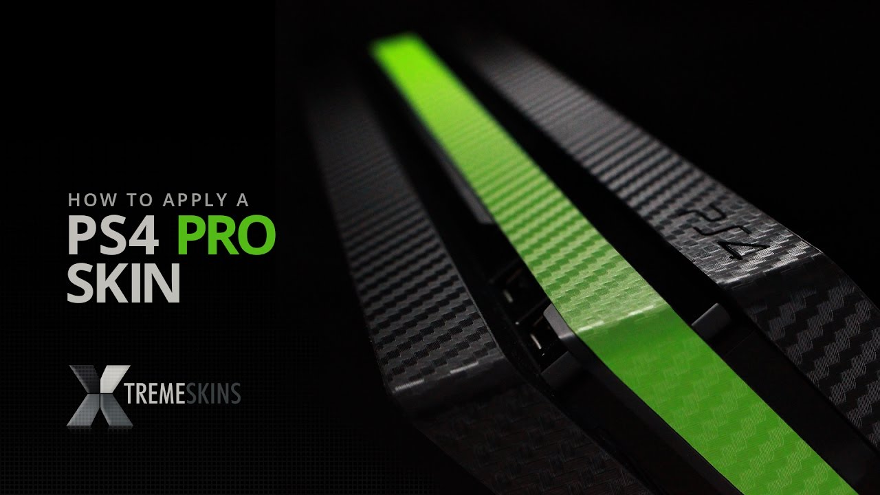 How to apply a PS4 Pro skin | XtremeSkins