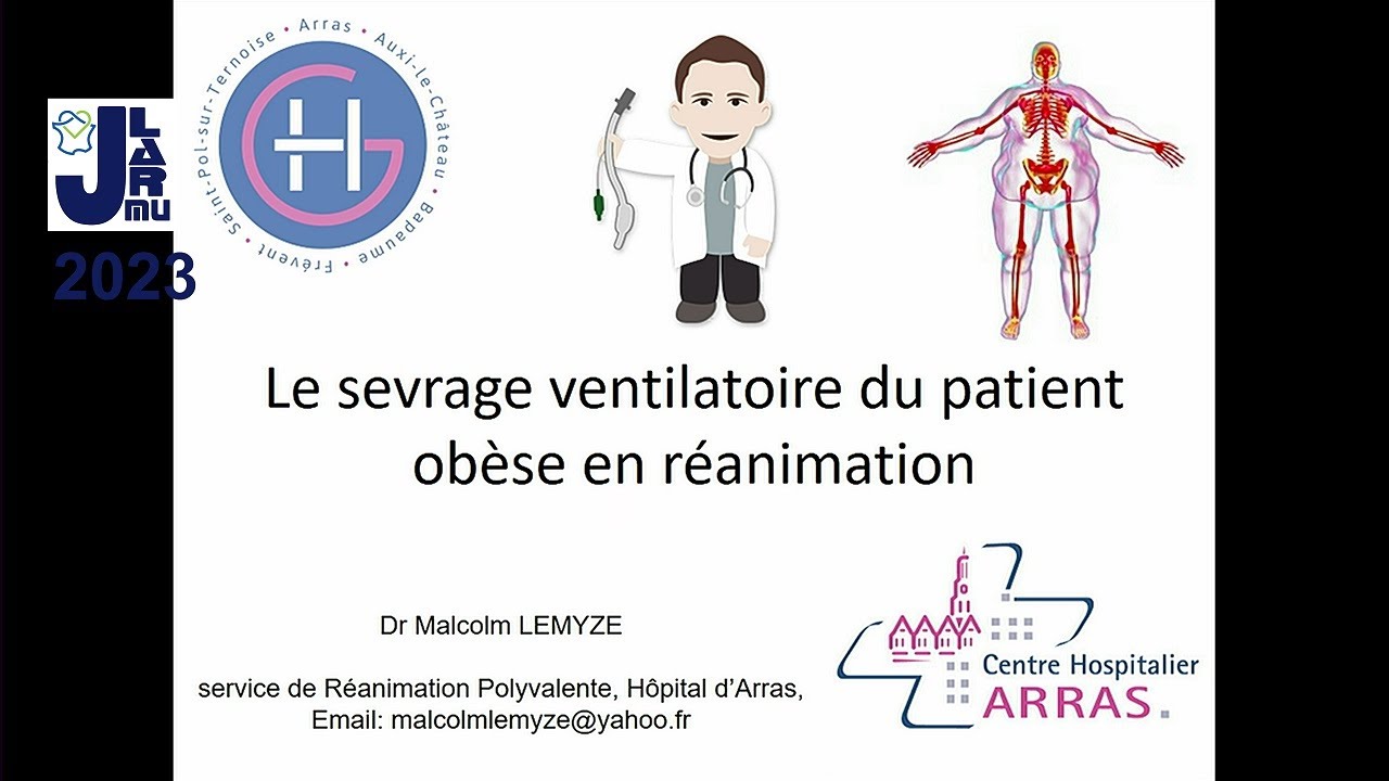 2023 Ventilation du patient obèse en réanimation. Malcolm Lemyze (Arras)