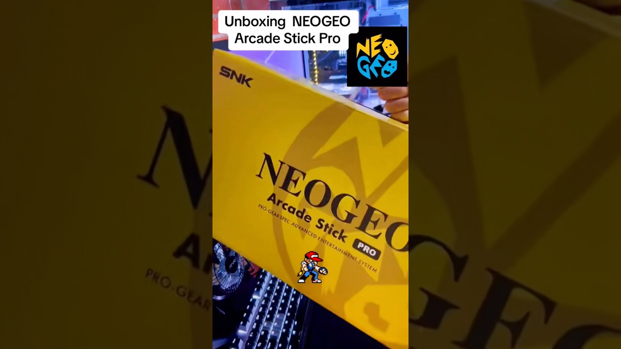 #unboxing | #NeoGeo Arcade Stick Pro | #Videogames #fightinggames #arcadestick #gaming #videojuegos