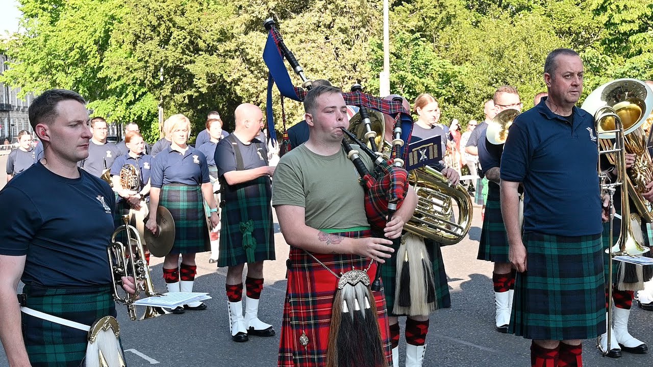 The Royal Scots Dragoon Guards and The Royal Regiment of Scotland Band