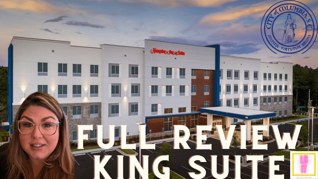 King Suite Room Tour | Hampton Inn | Lexington SC | Columbia SC 4K