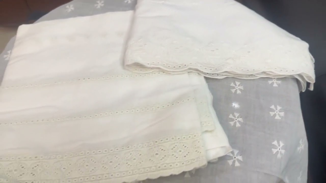 Chikankari white shawl ,Bareeze chikankari,summer shawls