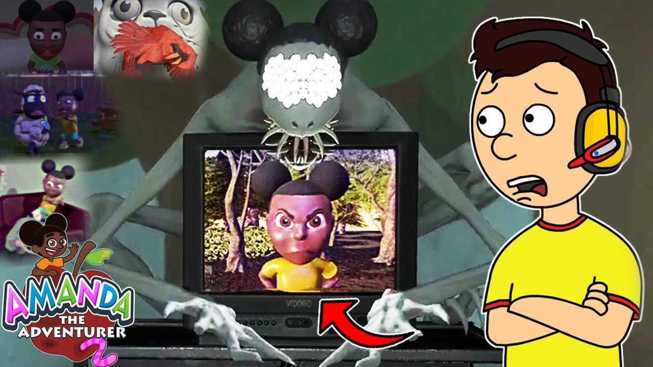 AMANDA IS BACK AND GETTING WORSE!!! - Caillou Plays Amanda the Adventurer 2 (PART 1)