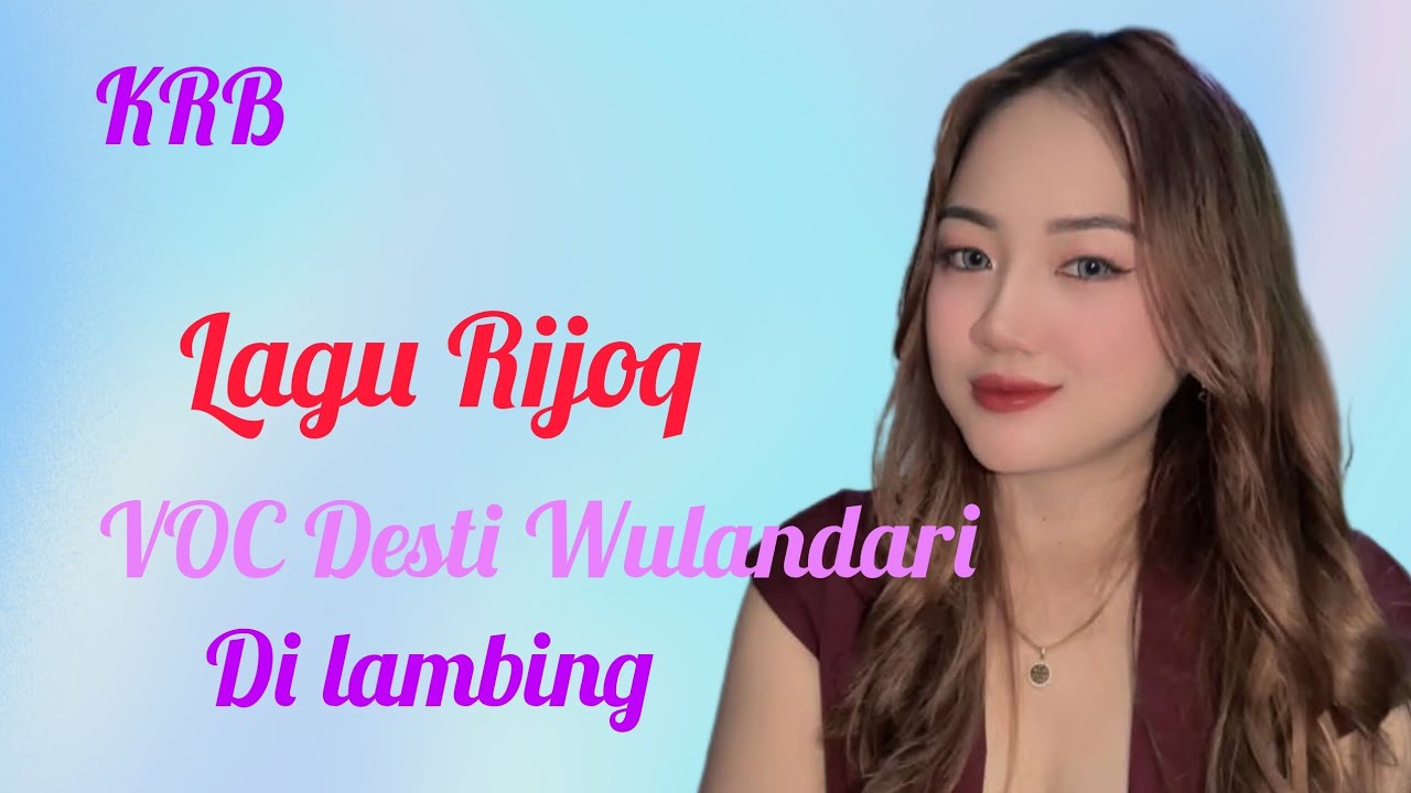 Lagu Rijoq VOC Desti Wulandari di lambing bersama KRB 