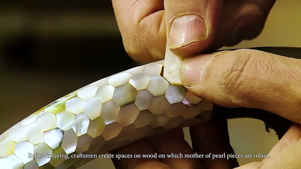 Craftsmanship of mother of pearl inlay