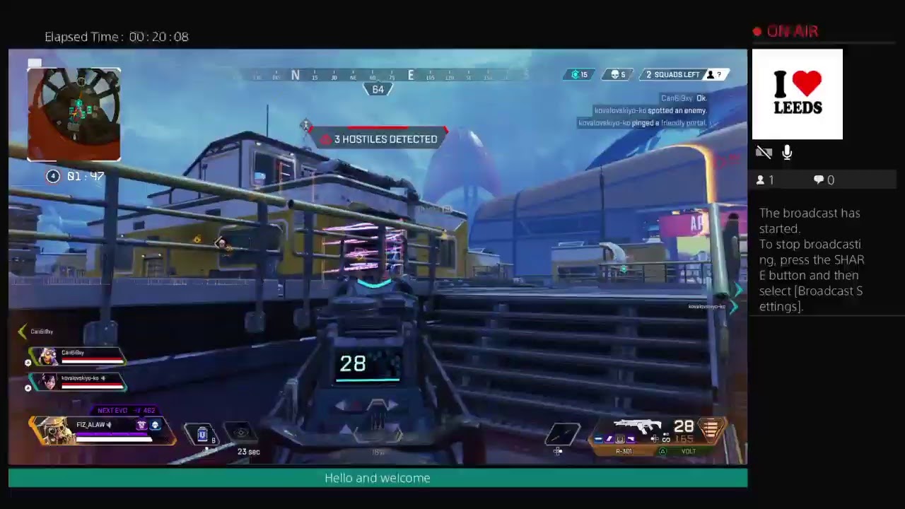 Fiz Live PS4 Broadcast