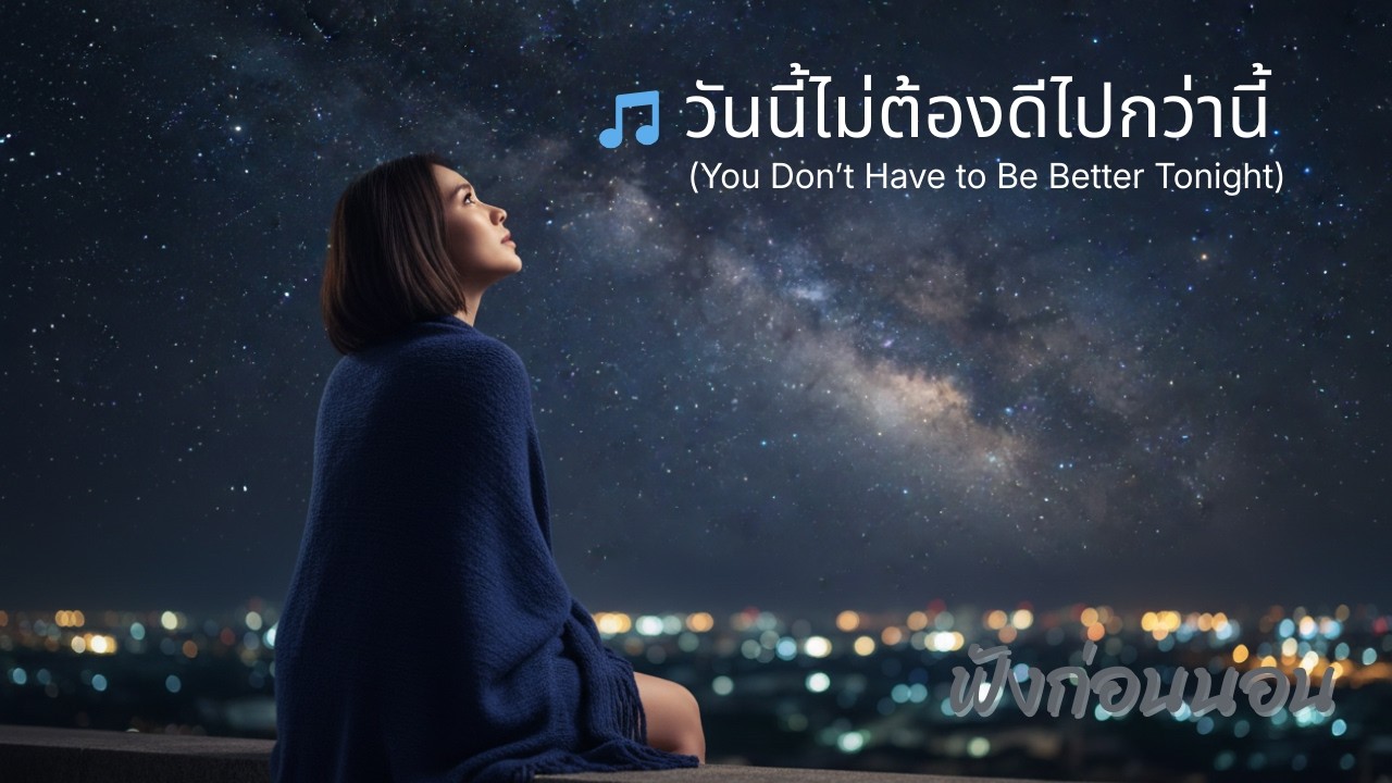 วันนี้ไม่ต้องดีไปกว่านี้ | Sleep & Healing Music