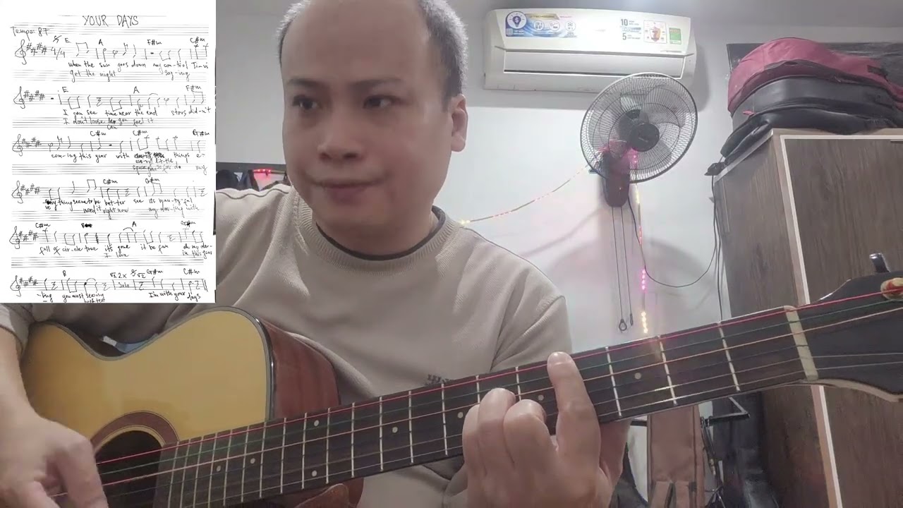 Your days- With score: Compoper: Nhật Minh. For Sample. Happy New Year !!!!!