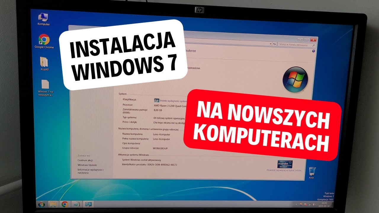 Instalacja Windows 7 na nowszych komputerach. Jak zainstalować Windows 7 na nowszym sprzęcie?