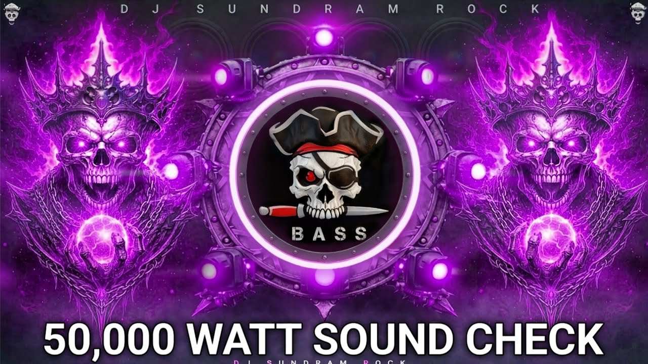 ☠️🔊 50,000 Watt Sound Check 2026 | Khatarnak Competition Song | Hard Bass Test | Speaker Test