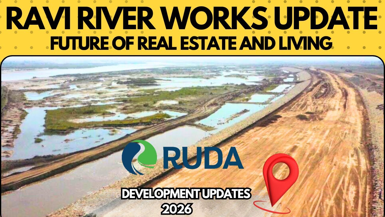 Sapphire Bay RUDA | River Training Work Update 2026 | New Housing Sector  Opportunity