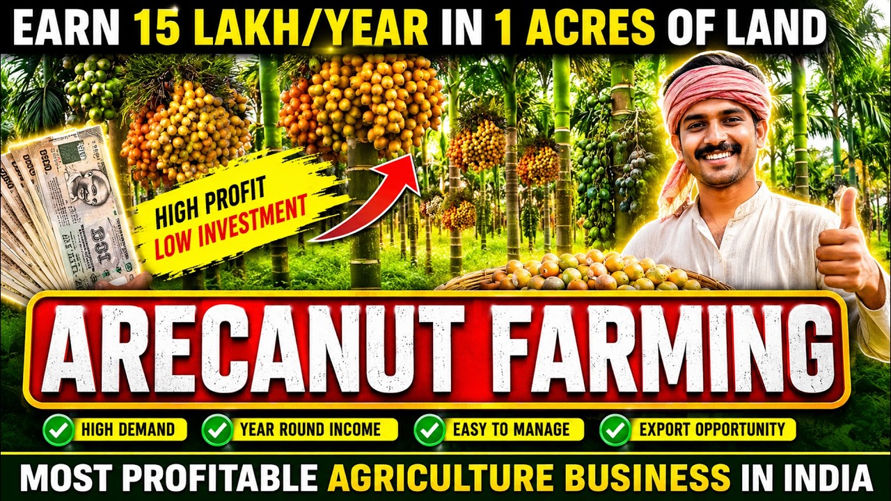 ARECA NUT FARMING / BETEL NUT CULTIVATION | Complete information's | Supari ki Kheti Kaise Hoti Hai
