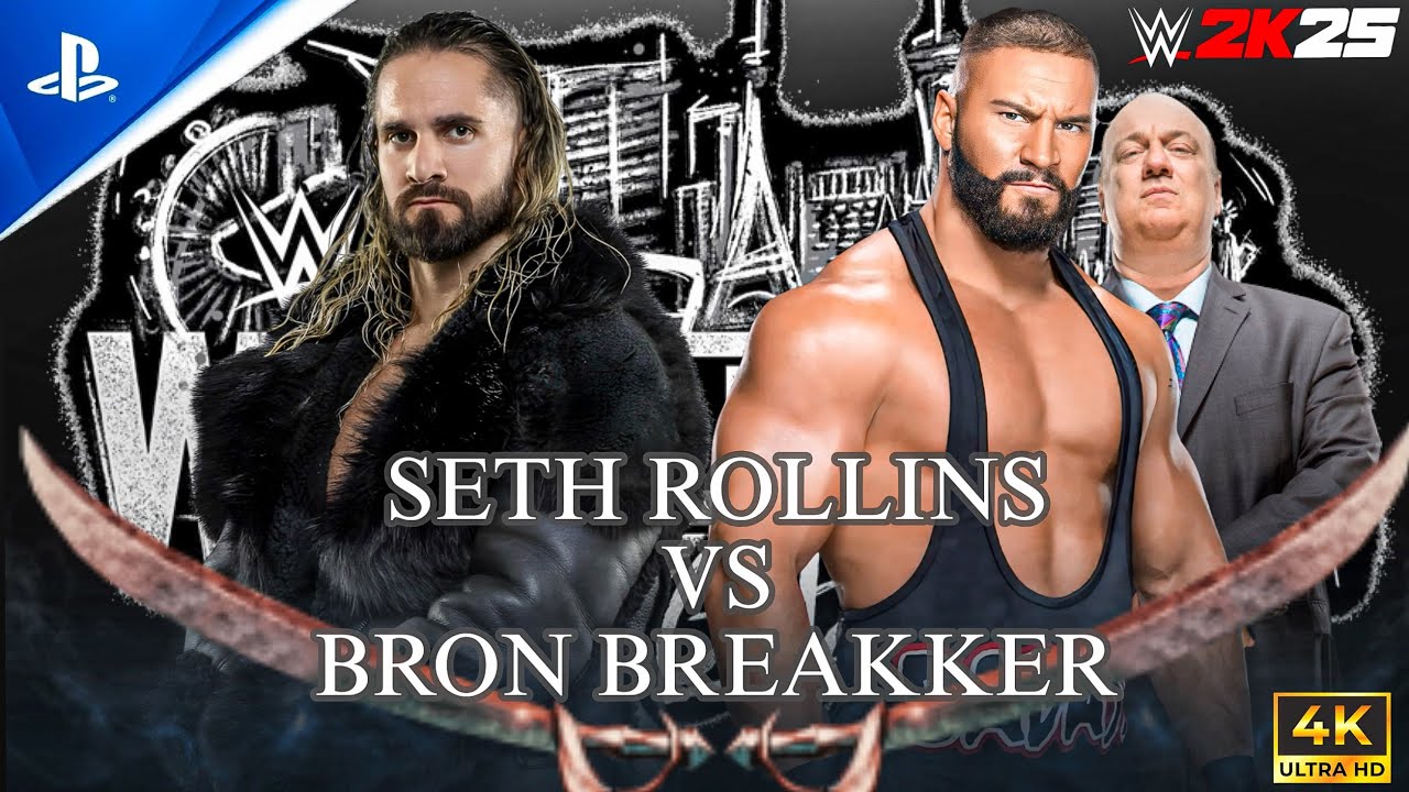 Seth Rollins vs Bron Breakker – WrestleMania 42 Showdown | WWE 2K25 PS5