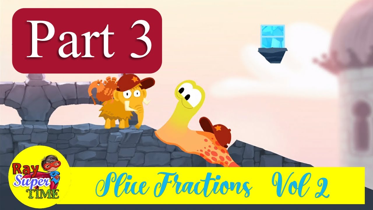 Slice Fractions 2 Part 3/3 Fun Math Puzzles