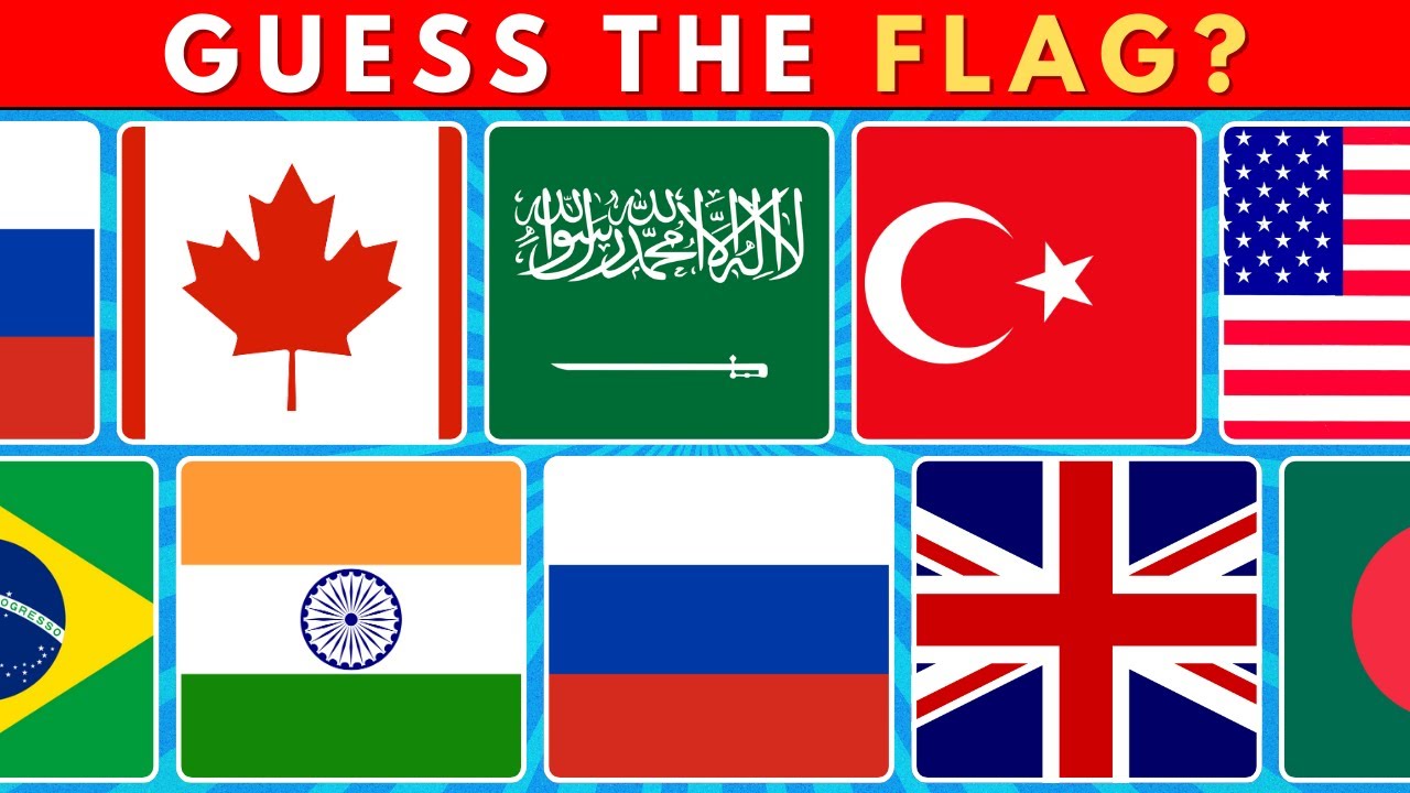 Guess the Country by the Flag 🌍  Flag Quiz Challenge